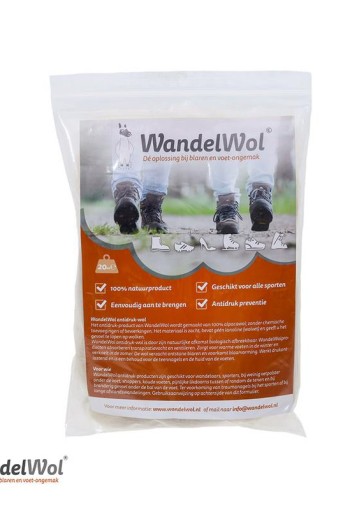 Wandelwol Antidruk-wol lanolinevrij (20 Gram)