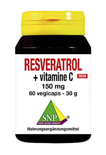 SNP Resveratrol + vitamine C 150mg puur (60 Vegetarische capsules)