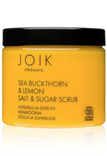 Joik Sea buckthorn & lemon sugar & salt scrub vegan (220 Gram)
