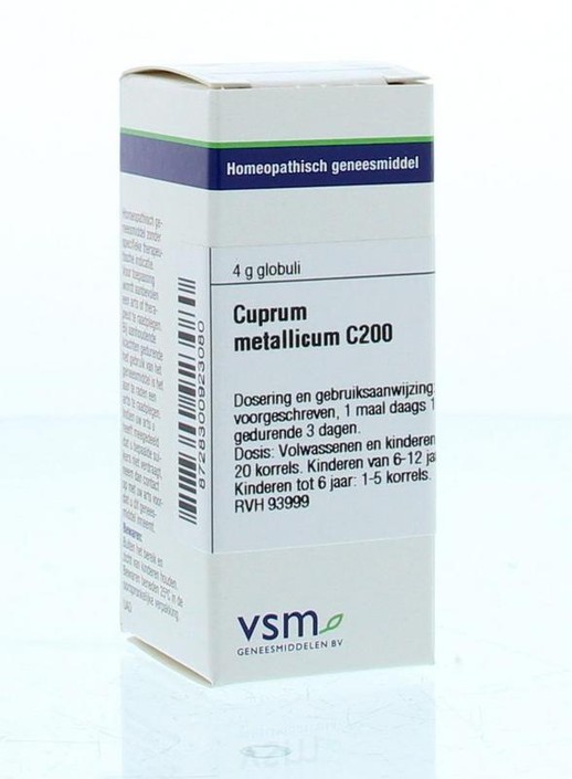 VSM Cuprum metallicum C200 (4 Gram)