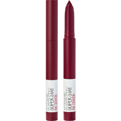 Maybelline SuperStay Ink Crayon Lipstick - 55 Make it Happen - Rood - Matte Lippenstift
